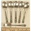 Image 4 : 6 Navajo Silver Spoons