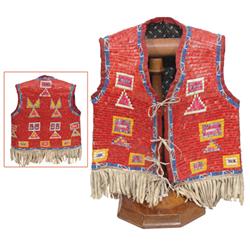 Sioux Quilled Child's Vest