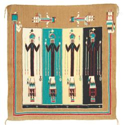Navajo Sand Painting Rug - Ruby Manuelito