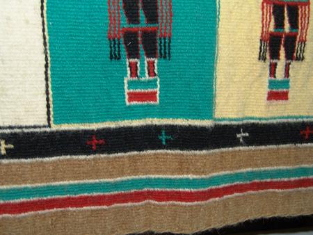 Ruby Manulito Rug Navajo Sand Painting Rug - Ruby Manuelito