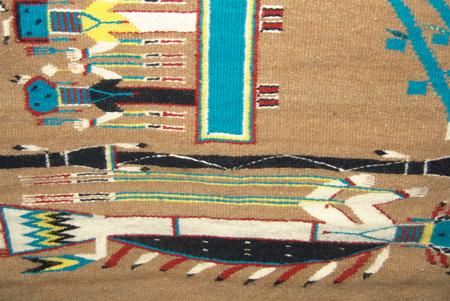 Ruby Manulito Rug Navajo Sand Painting Rug - Ruby Manuelito