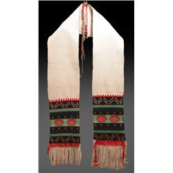 Hopi Embroidered Sash