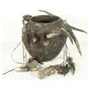 Image 1 : Zuni Fetish Pot & 3 Fetishes