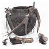 Image 2 : Zuni Fetish Pot & 3 Fetishes