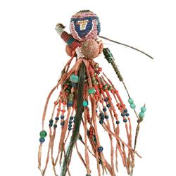 Crow-Style Beaded Medicine Piece