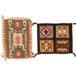 2 Miniature Navajo Rugs