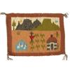 Image 1 : Miniature Navajo Pictorial Rug - Elizabeth Begay