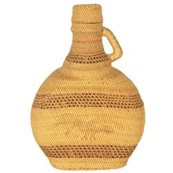 Makah Basketry Bottle