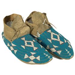 Gros Ventre Beaded Moccasins