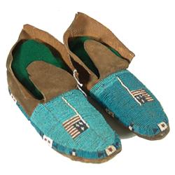 Sioux Beaded Moccasins