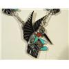 Image 3 : Zuni Necklace & Earrings - Edward A. Leekity