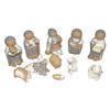 Image 1 : Isleta Pottery Nativity Scene - Stella Teller