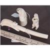 Image 2 : Three Eskimo Ivory Carvings