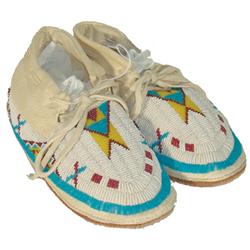 Shoshone Beaded Moccasins