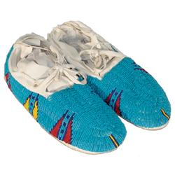 Shoshone Beaded Moccasins