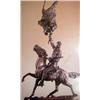 Image 3 : REMINGTON BRONZE SCULPTURE SET OF 7 (1) FULL SIZE