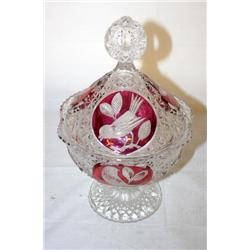 Hofbauer Byrd Collection Crystal w/ Lid