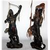 Image 3 : Set of 2 American Indian Warriors 23" Tall