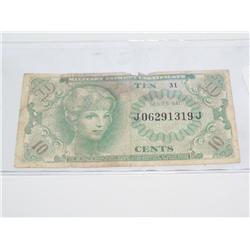 US Military Payment Certificate 10 Cents