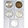Image 1 : (4) 1922 and (1) 1923 S Peace Dollar's
