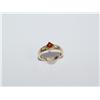 Image 1 : AAA Garnet & Diamond Hand Made Ladies Ring