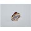 Image 2 : AAA Garnet & Diamond Hand Made Ladies Ring
