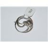 Image 1 : Sterling Silver Circle Pin