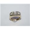 Image 1 : 3.75 CTW 3 Stone Hand Made Two Tone Ladies Ring
