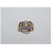 Image 1 : 3 Diamond Link Chain Design Hand Made Ring