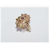 Image 1 : AAA Burmese Ruby & Diamond Black Hill Gold Ring