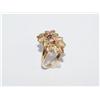 Image 2 : AAA Burmese Ruby & Diamond Black Hill Gold Ring