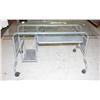 Image 2 : Glass Desktop Computer Table