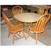 Image 1 : Wooden Dining Table & 4 Wooden Chairs