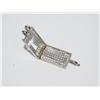 Image 2 : Sterling Silver CZ Cross Pendant