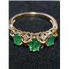 Image 1 : AAA Colombian Emerald & Diamond Ladies Ring