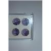 Image 1 : Lot of 4 Purple Swarovski Crystals
