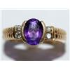 Image 1 : AAA  Amethyst & Diamond Hand Made Ladies Ring