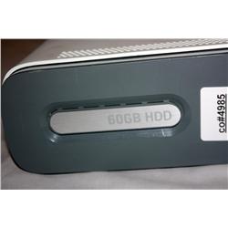 White 60 GB HDD XBOX 360