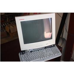 Compaq Computer Monitor & Keyboard