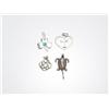 Image 1 : Lot of 4 Sterling Silver Charms