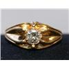 Image 1 : .85 CTW  Single Diamond Solitaire Men's Ring