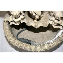 Plug In Light & Waterfall on a Sculpture