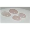 Image 2 : Lot of 4 Rose Quartz Stones