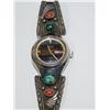 Image 1 : AAA Turquoise & Coral Navajo Design Seiko Watch