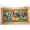 Image 1 : Stain Glass Chicken In Frame