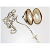 Image 1 : Oyster Shell Rosary Holder with Rosary Necklace