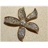 Image 2 : Diamond Hawaiian Flower Design Ladies Pendant