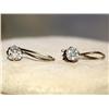 Image 1 : Silver Earrings with 1 Carat CZ