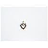 Image 1 : 10KP Gold Ruby Sapphire & Diamond Pendant
