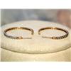 Image 2 : 1.00 CTW Diamond Hand Made Ladies Hoops